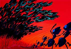 Geefwee Boedoe, Útok kobylek, Život brouka. © Pixar/Disney