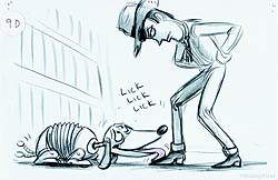 Joe Ranft, Storyboard, Toy Story. © Pixar/Disney